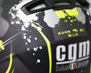 Casco Integrale per Bambini Visiera Lunga CGM Wild 215G Nero Opaco