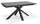Table Extensible 160/240x90x76 cm en Métal avec Plateau en Céramique sur Verre Gris