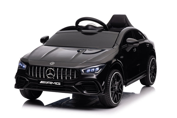 acquista Macchina Elettrica per Bambini 12V con Licenza Mercedes CLA45 AMG Nera