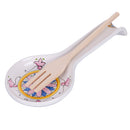 Poggiamestolo 27,8x12,4x3,5 cm  in Ceramica VdE Tivoli 1996 Infinito Spargi