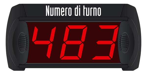 acquista Afficheur LED 3 chiffres du régulateur de file d'attente Visel MonoPoint MD3 Noir