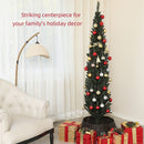 Albero di Natale Artificiale 195 cm 390 Rami Design Alto e Stretto Verde 