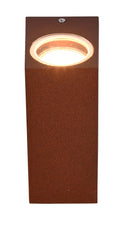 Applique da Esterno Attacco GU10 in Alluminio Pressofuso Ruggine