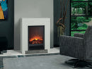 Camino Elettrico da Incasso Effetto Fiamma 1200W Ruby Fires Elski Nero
