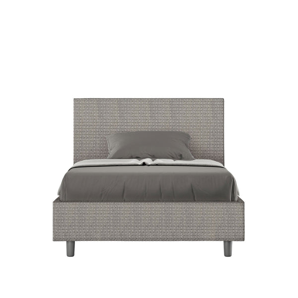 sconto Letto 1 Piazza e Mezzo Adele Labirinto 02 Grigio Varie Misure