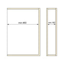 Portabottiglie Estraibile per Mobile da Cucina 20 cm Chiusura Soft in Acciaio Cromato Emuca