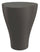 Tabouret de jardin 37x47 cm en résine Arkema Felix Gris Tourterelle