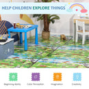 Tappeto Puzzle in EVA 24 Pezzi 61x61 cm Multicolore