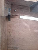 Consolle Tavolo Allungabile in Melamina 42/302x95x76cm TFT  Moon Rovere Nodi