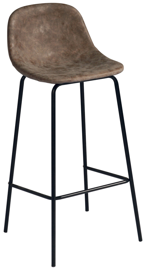 online Tabouret Vintage 40x43x95 cm en Fer et Quartz Ciel Marron