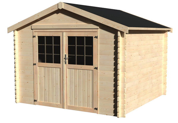 Abri de jardin pour outils 2,98x2,98m sans plancher en bois de sapin 34mm Valodeal NG online