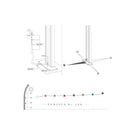 Doccia Solare da Esterno Giardino 20L Miscelatore e Lavapiedi Arkema Happy One Ruby