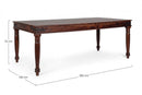 Tavolo Jaipur 200x100 Fisso in Legno