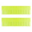 Set 2 Divisori Organizer 130x435mm Componibili per Cassetti in Plastica Marrone