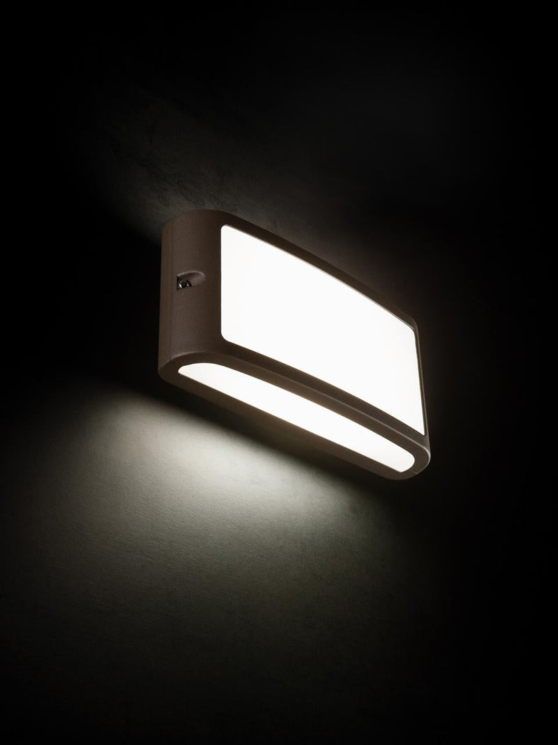 Applique da Esterno a LED 10W 4000K Sovil Marrone