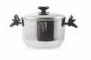 Pentola in Acciaio con Scolapasta Ø22cm Soriani Pasta Pot