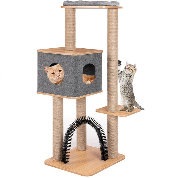 online Tiragraffi Albero 1 Cuccia Coperta Casa Rifugio Graffiatoio Pallina Gatti Felini