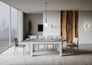 Tavolo Allungabile 160-220x90x77 cm Bibi Mix Antracite Spatolato