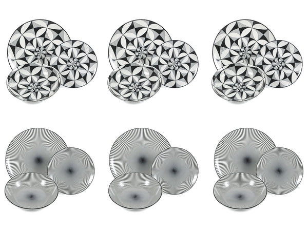 prezzo Service De Table En Porcelaine 18 Pièces VdE Tivoli 1996 Strand