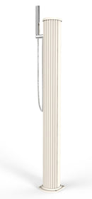 Doccia Solare da Esterno Giardino 20L Miscelatore Doccetta e Lavapiedi Arkema Jolly Go Sabbia