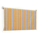 Tenda da Sole a Caduta 250x150 cm Tessuto in Poliestere Riga Gialla