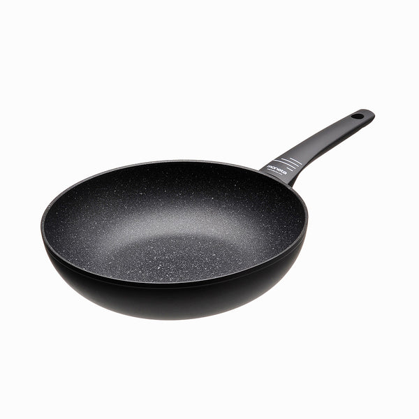 prezzo Padella Wok Ø28 cm Antiaderente Induzione in Alluminio Effetto Pietra Moneta Yes (Zeus 2.0)