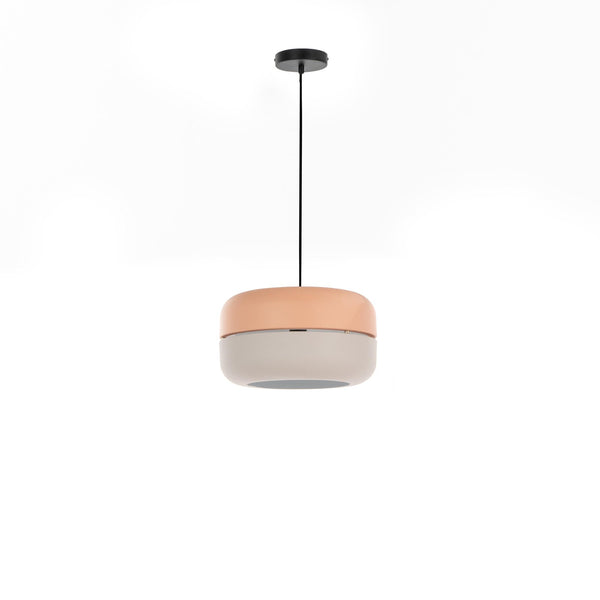 online Lampada a Sospensione 35x35xH150 cm in Metallo Idra Rosa e Grigio