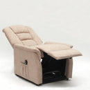 Poltrona Alzapersona Elettrica 1 Motore 80x86x107 cm in Tessuto Beige