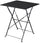 Table de Jardin Pliante Carrée 60x60x72 cm en Fer Anthracite