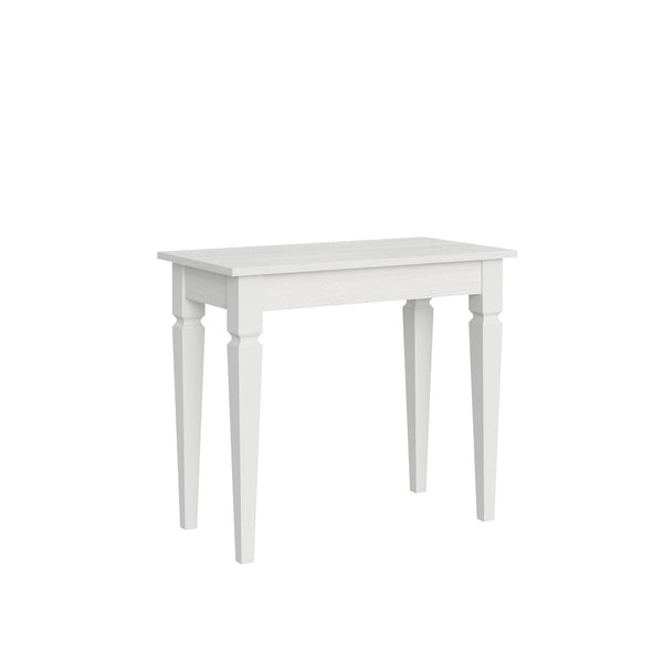 Console Extensible 90-308x48x77 cm en Mélamine Blanc sconto