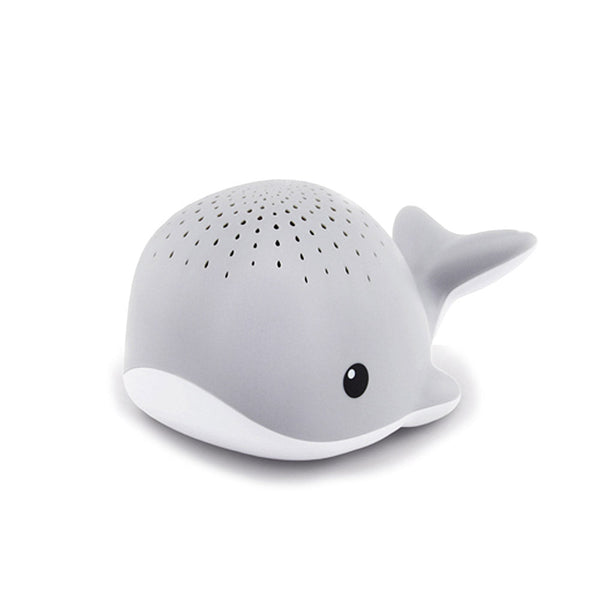 Balena Proiettore Cielo e Goccioline 9x15x8 cm in Plastica Grigio/Bianco sconto