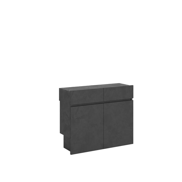 prezzo Panche Allungabili Inferiore e Superiore 72-300x26x60 cm Evolve Antracite Spatolato