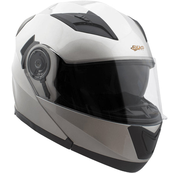 Casque Modulable pour Scooter Ska-P 5 XH Route Métal Argenté acquista