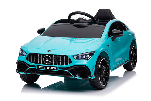 Macchina Elettrica per Bambini 12V con Licenza Mercedes CLA45 AMG Turchese online