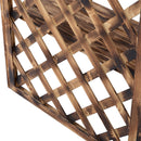 Portapiante Scaffalatura Fioriera a 3 Ripiani in Legno di Abete 80x40x150 cm 