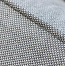 Set Salotto da Giardino Divano 2 Poltrone e Tavolino con Cuscini in Acciaio Grigio