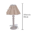 Lampada con Paralume H 40 cm