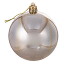 Set 27 Palle di Natale Ø8 cm in Plastica Rosa/Oro