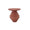 Table basse Alka Ø 35,5x40 cm en Acier Terre Cuite