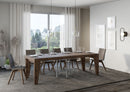Tavolo Allungabile 90/246x90x77 cm Naxy Premium Noce