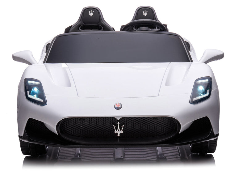 Macchina Elettrica per Bambini 12V con Licenza Maserati MC20 Bianca