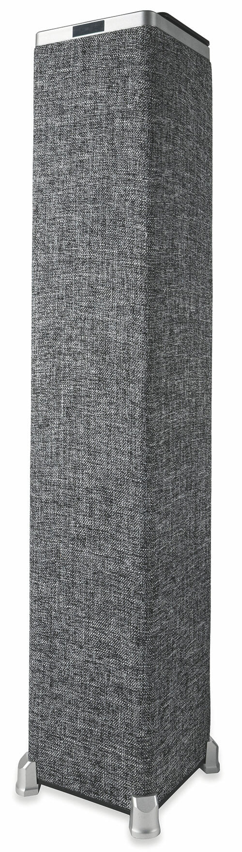 Enceinte colonne sans fil 120 W avec radio en tissu gris Kooper Techno online