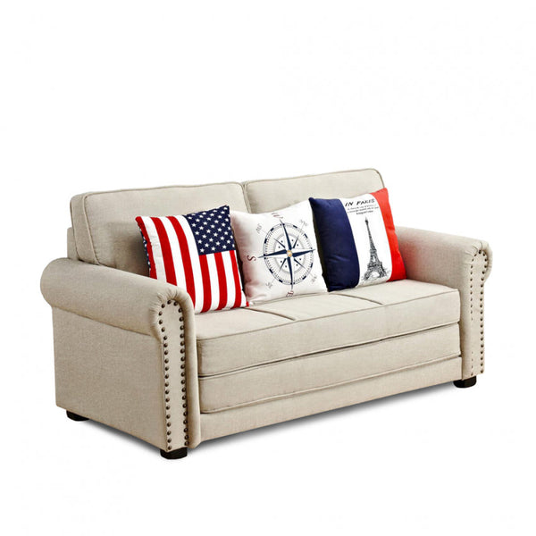 prezzo Canapé-lit 180x85x92 cm en tissu beige