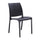 Chaise de jardin Volga 46x54x80 h cm en polypropylène noir