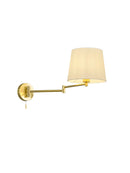 Applique da Interno  E27 in Metallo Ottone Satinato