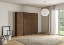 Letto Matrimoniale a Scomparsa Salvaspazio Kentaro H210 cm Marrone