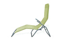 Sedia Sdraio Dondolina Pieghevole in Alluminio Soriani Text Verde