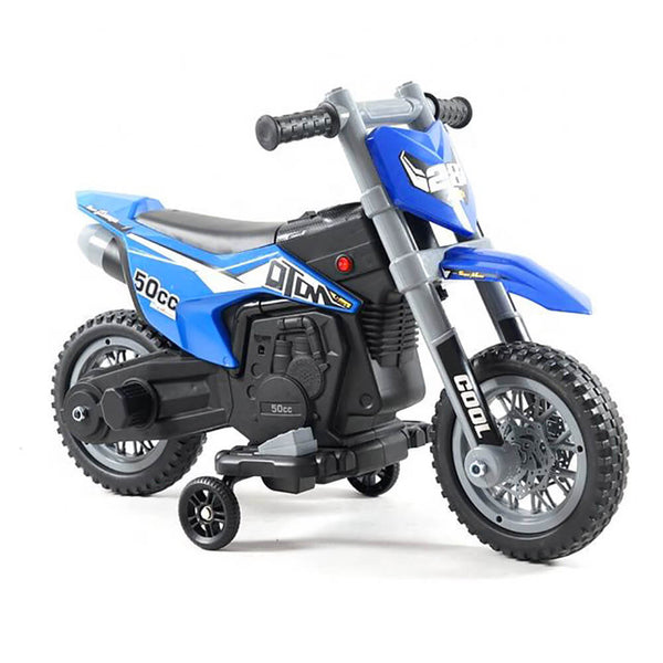 Moto électrique pour enfants 6V Motocross Bleu acquista