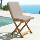 Cuscino Real Medio 90x40x4 cm in Poliestere Tortora