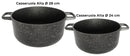 Batteria di Pentole 7 Pezzi in Alluminio Pressofuso Antiaderente Olympia Hard Cook Big